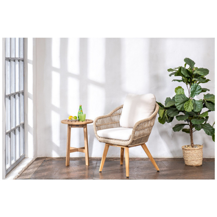 Кресло обеденное из тика TALARA  Joygarden