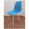 Стулья GH8078 Стул мягкий, СИНИЙ/БЕЛЫЙ ткань, каркас бук