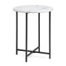 Журнальные столы Грейс мрамор белый / черный