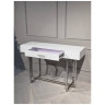 Консоли Стол-консоль Гарда-1 P-MJ-003, 120х40х76 см, белый/хром