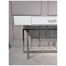 Консоли Стол-консоль Гарда-1 P-MJ-003, 120х40х76 см, белый/хром