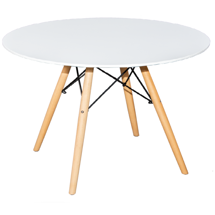 Стеклянные столики Журнальный столик EAMES DSW D60 белый