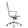 Офисное кресло REUS, обивка сетка нейлон белый, каркас хромированный металл