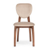 Деревянные стулья Вакимо ткань tenerife beige / миланский орех