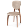 ВАКИМО стул с обивкой тканью, цвет tenerife beige / миланский орех