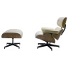 Дизайнерские кресла Кресло EAMES LOUNGE CHAIR и оттоманка EAMES LOUNGE CHAIR бежевые