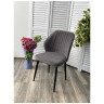 Стулья Стул VENA, цвет B28 Темно-серый, велюр/ черный каркас М-City