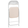 Стулья на металлокаркасе Fold 1 складной beige / white