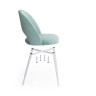 Стулья Ирре confetti aquamarine / белый глянец
