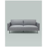 Прямые диваны Кассель велюр серый