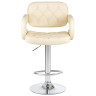 DOBRIN TIESTO барный стул с обивкой экокожей, цвет кремовый