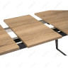 Раскладной стол КХАЛ с деревянной столешницей 