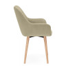 Стул-кресло Флюид 360 бежевый (zd 210) / светлое дерево
