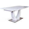 Дизайнерский стол Adams 120 со стеклянной столешницей