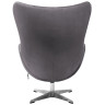 Дизайнерские кресла Кресло EGG STYLE CHAIR тёмно-серый, искусственная замша