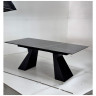 Керамические столы Стол БОГАРТ 200 TITANIUM BLACK PULIDO, керамика / Черный М-City