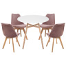 Обеденные группы Арги 90 light purple / white / wood