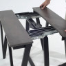 VECTOR W раздвижной стол-консоль, 5 вставок, max длина 240 см