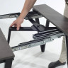 VECTOR W раздвижной стол-консоль, 5 вставок, max длина 240 см