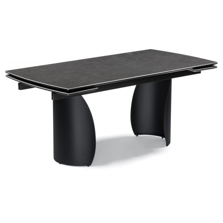 ГОТЛАНД 180 стол с керамической столешницей, цвет чернильно-серый (ink gray)