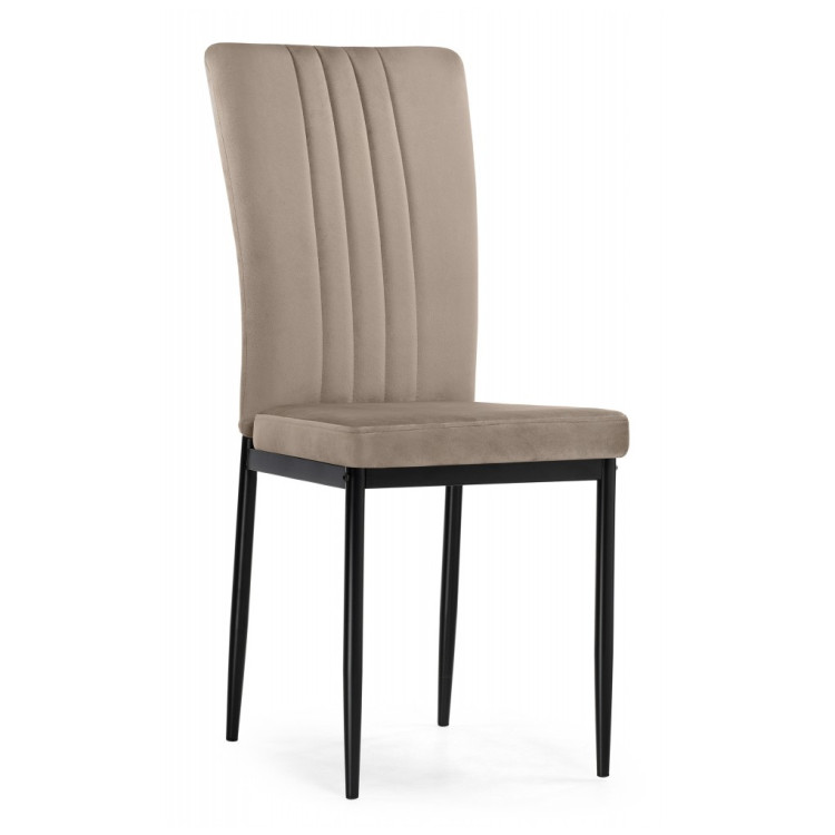 Стулья на металлокаркасе Rek cappuccino / black