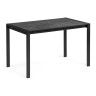 Деревянные столы Центавр 120(160)х70х75 файерстоун / черный матовый Деревянные столы Центавр 120(160)х70х75 файерстоун / черный матовый