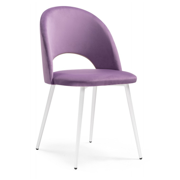 Стулья Ирре сиреневый / белый глянец