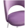 Стулья Ирре сиреневый / белый глянец