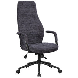 Офисное кресло для руководителей DOBRIN LOKI, антрацит (VRH230-01)
