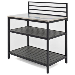 Модуль уличной кухни из алюминия BASE (консоль открытая)