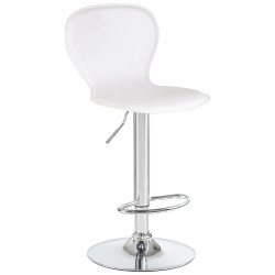 Полубарные стулья дешёвые. DOBRIN ELISA белый Стул полубарный