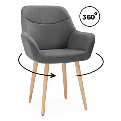 Флюид 360 темно-серый (zd 995) / светлое дерево