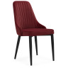Стулья на металлокаркасе Kora wine red / black