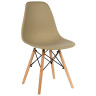 Стулья Стул пластиковый Eames DSW кофе с молоком