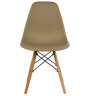 Стулья Стул пластиковый Eames DSW кофе с молоком