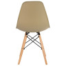 Стулья Стул пластиковый Eames DSW кофе с молоком