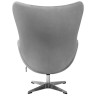Дизайнерские кресла Кресло EGG STYLE CHAIR серый, искусственная замша