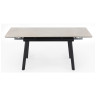 НОРМАН 120 стол с керамической столешницей, цвет carmen light grey / черный