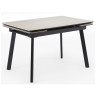НОРМАН 120 стол с керамической столешницей, цвет carmen light grey / черный