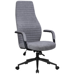 Офисное кресло для руководителей DOBRIN LOKI, серый (VRH230-03)