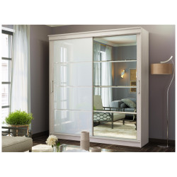 Москана-2 1,5 м анкор светлый / зеркало / лакобель белый