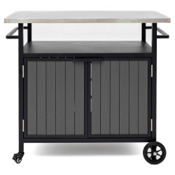 Стол сервирочный из алюминия BASE