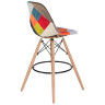 Полубарные стулья Стул барный LMZL-PP623G, ножки светлый бук, цвет сиденья мозаика