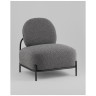 Мягкие кресла Кресло Стоун new ткань букле тёмно-серый