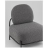 Мягкие кресла Кресло Стоун new ткань букле тёмно-серый