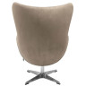 Лаунж-кресла Кресло EGG STYLE CHAIR латте, искусственная замша FR 0647