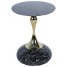 Кофейные столики Кофейный столик Angel диам.40см x 55см, металл под дерево