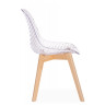 Пластиковые стулья Vart clear / wood