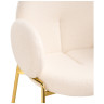 Стулья на металлокаркасе Kalipso white / gold