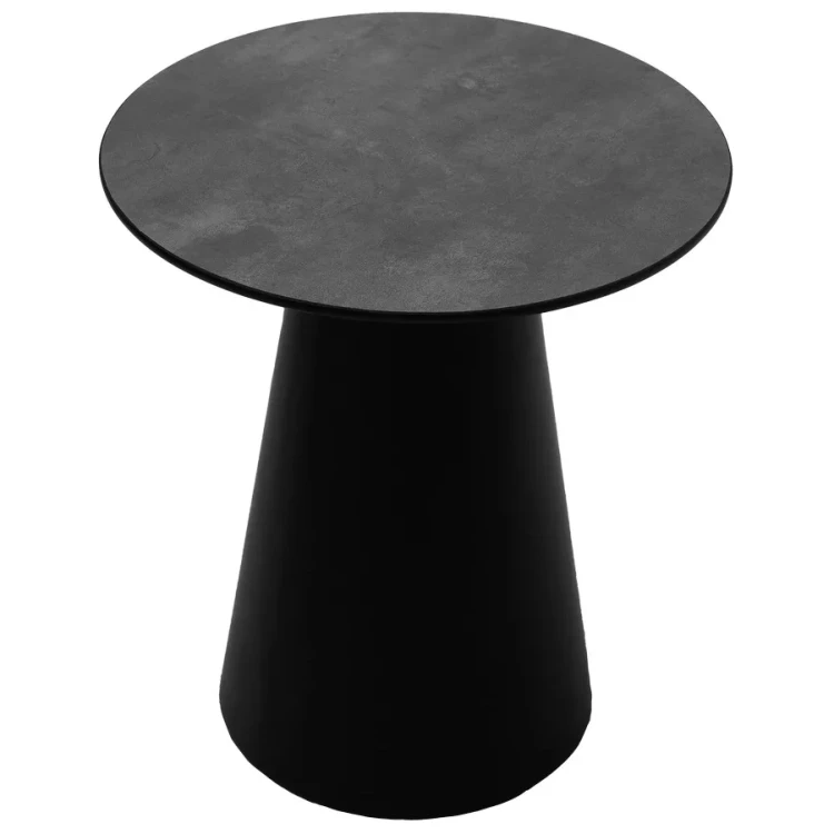 KORIA круглый столик с ламинированной столешницей